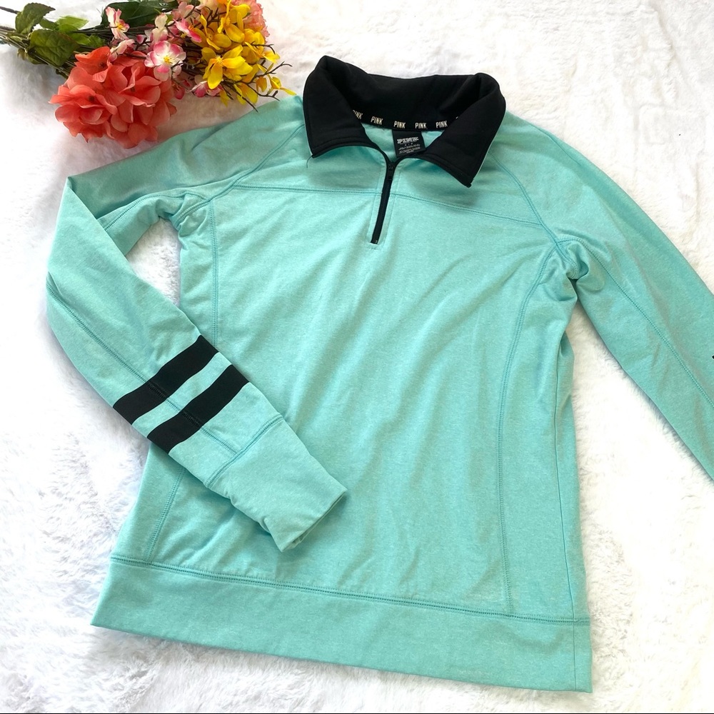 PINK Victoria's Secret Quarter Zip Pullover S